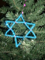 Еврейска звезда за елха