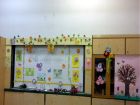 Това е украсата на нашата класна стая, за 8-ми март и...