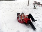 Борба с мама в снега. :) Мартин Христов
