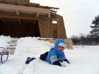 Като всяко дете, Калоян много обича снега, а тази...