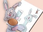 Щурият заек – най-веселата поставка за най-красивите великденски яйца