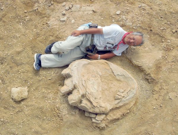 Чудо: учени откриха стъпка на огромен динозавър