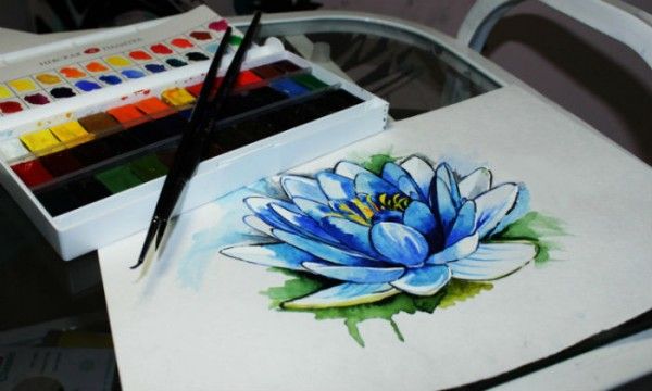 Нарисувайте лилия – разкошното цвете с интересна история