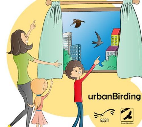 Наблюдавай птици от дома и стани #urbanBirding!