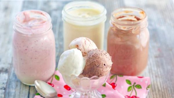 Сладолед в бурканче – вкусен и много лесен