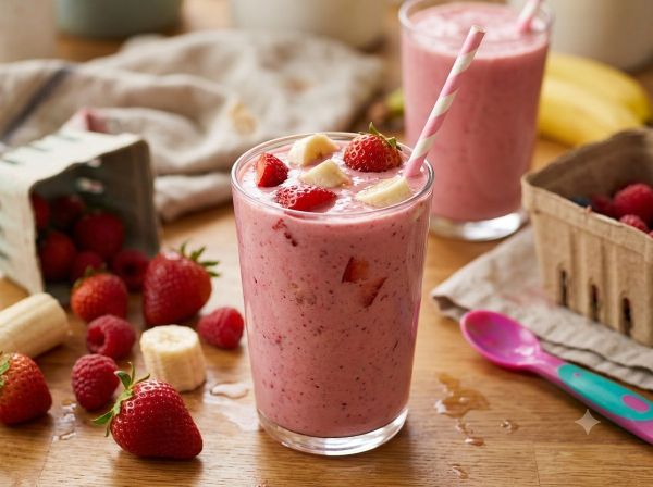 Ягодово-бананово вълшебство в чаша: Направи си сам супер вкусно смути! Ягодово-бананово вълшебство в чаша: Направи си сам супер вкусно смути!