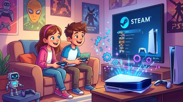 Магия за геймъри: Превърнаха PlayStation 5 в суперкомпютър за Steam игри! Магия за геймъри: Превърнаха PlayStation 5 в суперкомпютър за Steam игри!