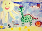 Това е рисунката на Нина Йорданова на 6 години, която...